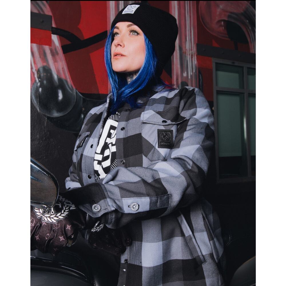 NWT Dixxon La Muerte Sherpa Lined Flannel Jacket Size L